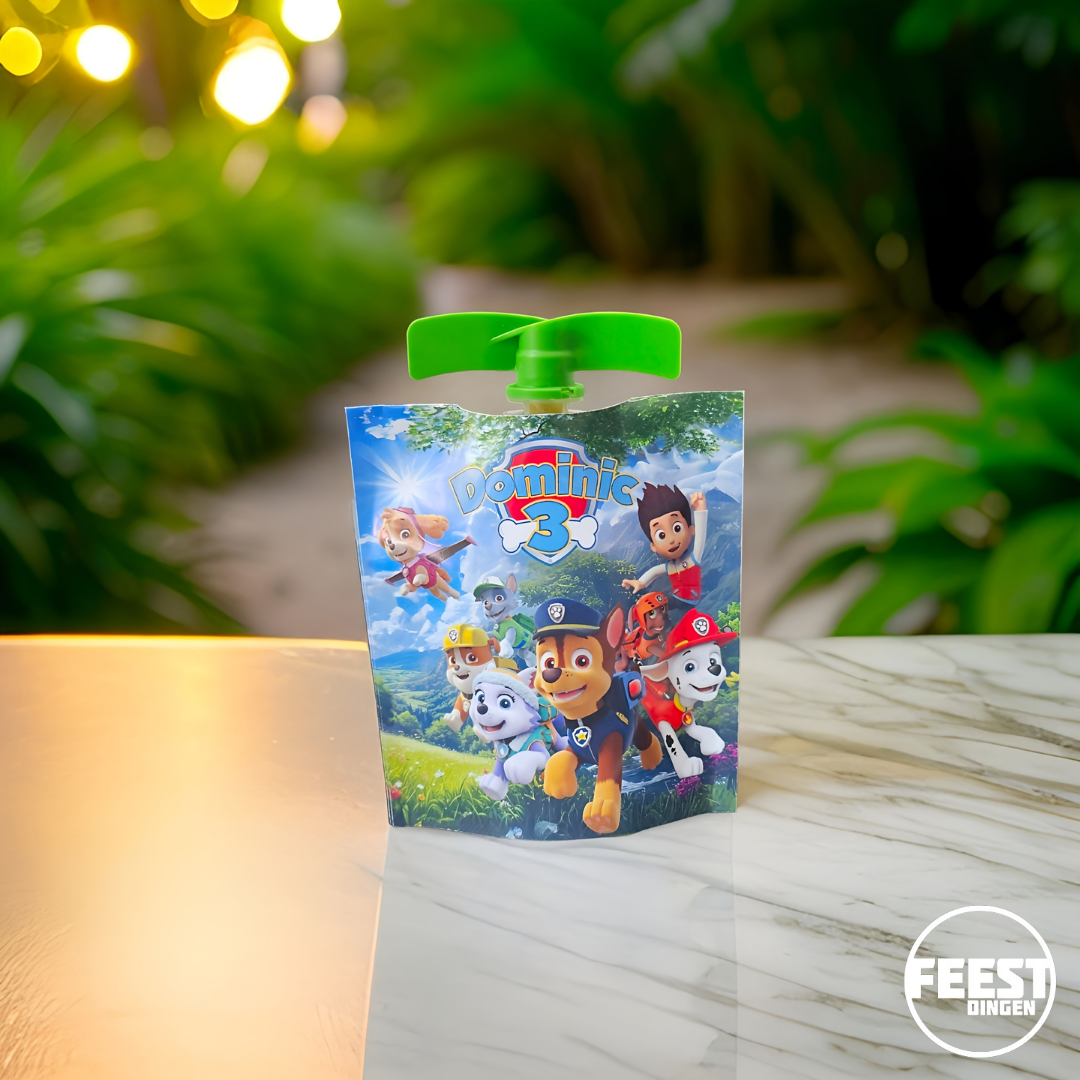 Kant & klaar - Knijpfruit - Paw Patrol - Blauw