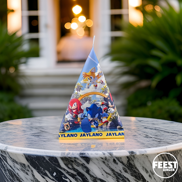 Zelf maken - Snoep pyramides - Sonic the hedgehog