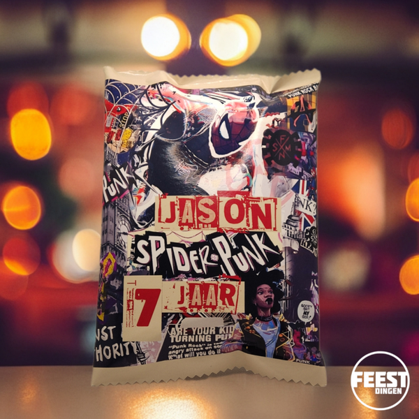 Zelf maken - Chips zakjes - Spiderman - Spider punk