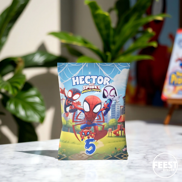 Zelf maken - Koek/chocolaatjes zakjes - Spidey & his amazing friends