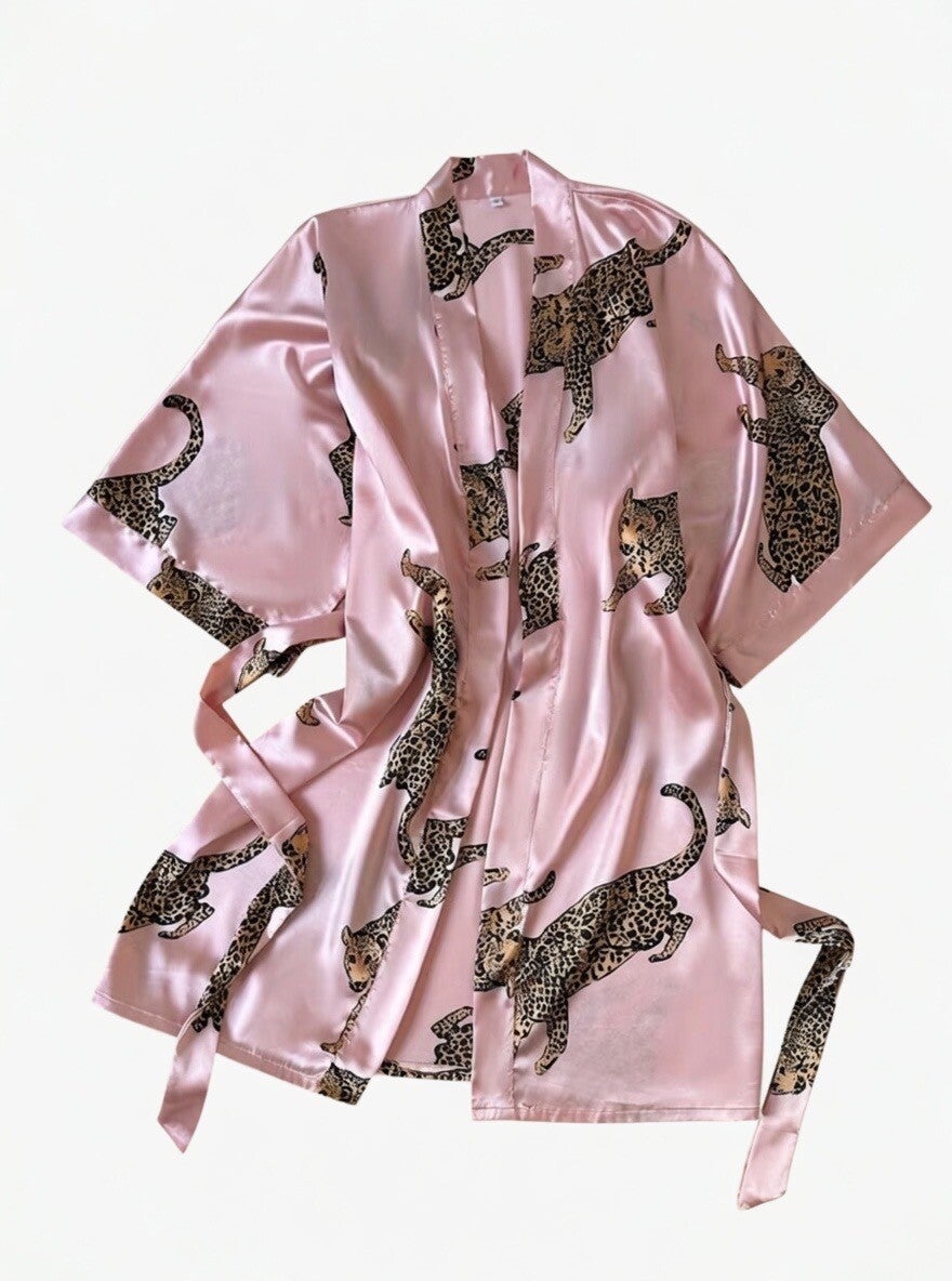 Jaguar Pink Robe