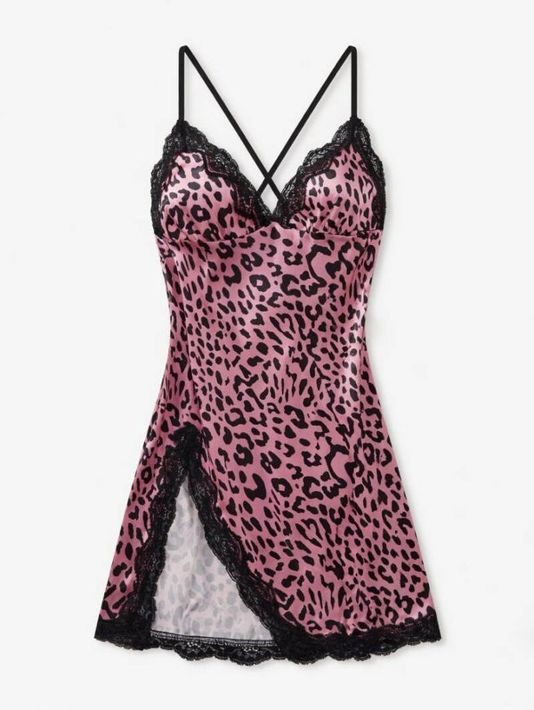 Pink Cheetah Night Gown