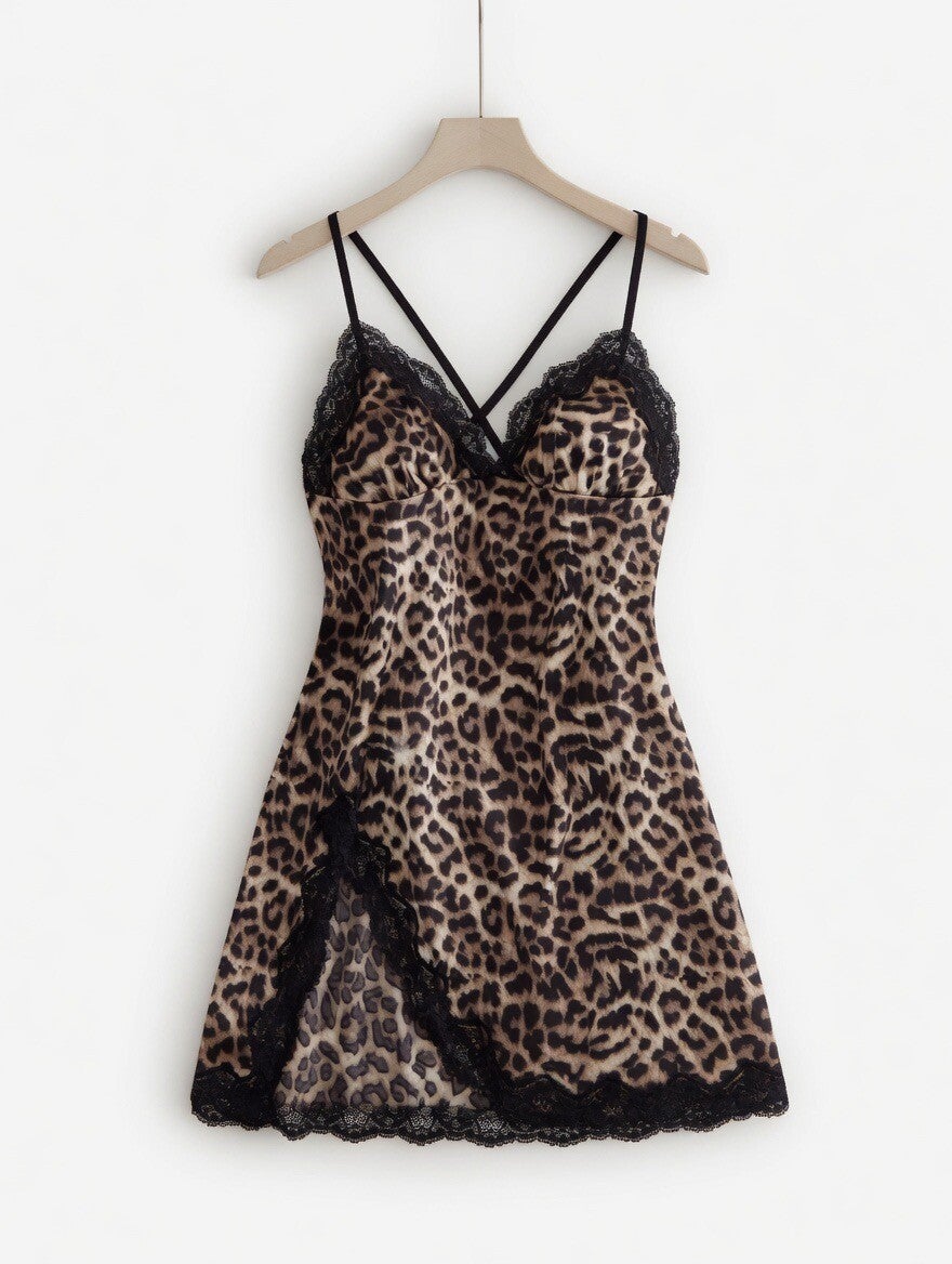 Cheetah Print Night Gown