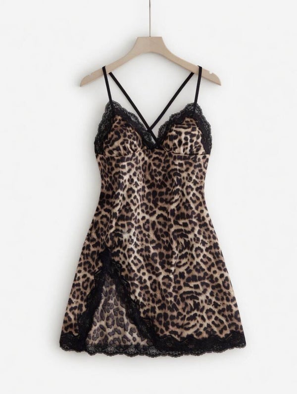 Cheetah Print Night Gown
