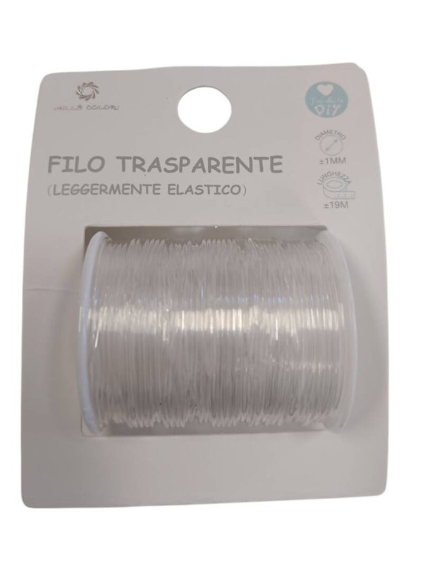 filo trasparente elastico