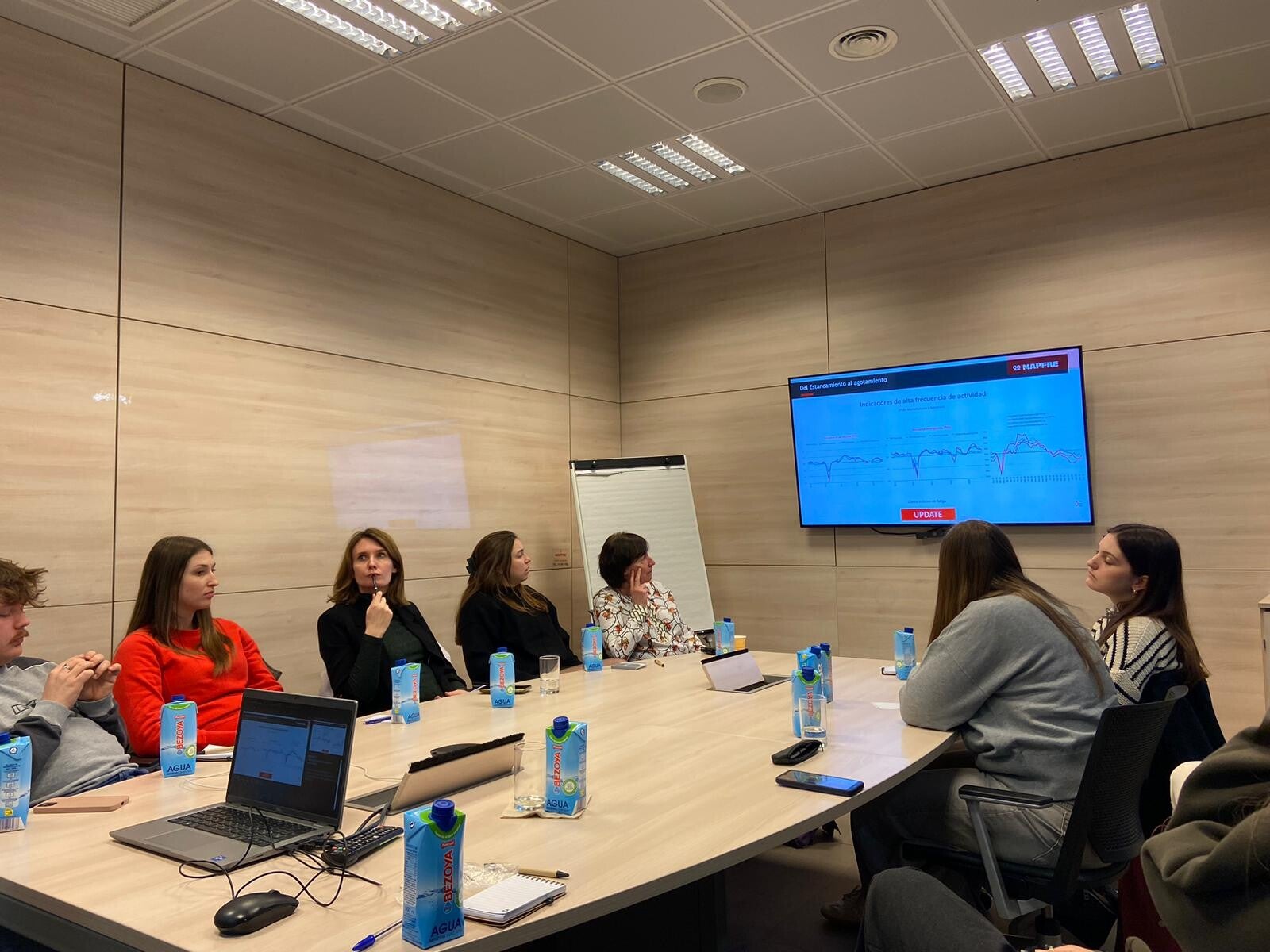 studenten Economisch Spaans opleiding Handelswetenschappen Madrid Ciencias comerciales bedrijven bezoeken visitar empresas  MAPFRE EY Corte Inglés talen keuze taalvaardigheid kennis verhogen competentie taalvaardigheid ugent Bélgica universidad de Gante