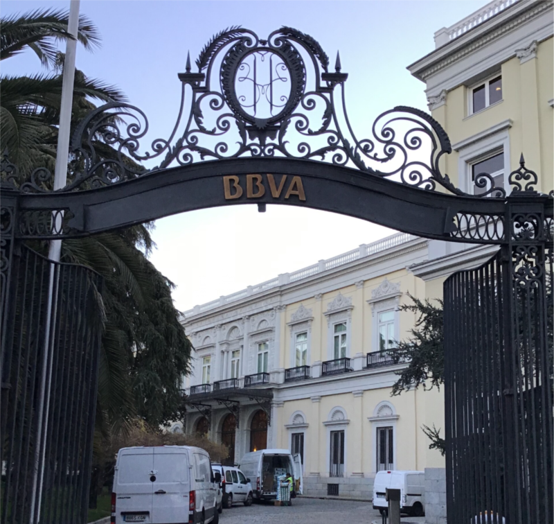 BBCA Banco Bilbao Vizcaya Argentaria Universiteit Gent België studenten Spaans Handelswetenschappen faculteit Economie project studiereis Madrid Universidad de Gante Bélgica estudiantes español Ciencias comerciales facultad de economía proyecto viaje de e
