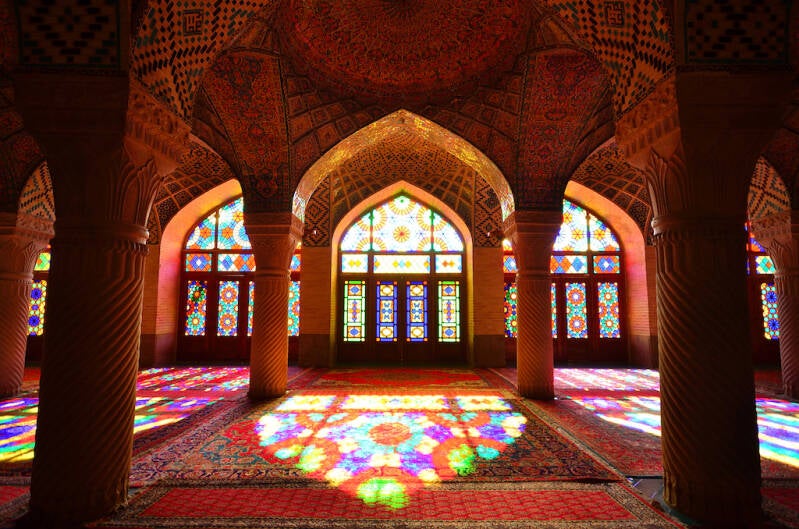 Pink Mosque, Shiraz, Iran