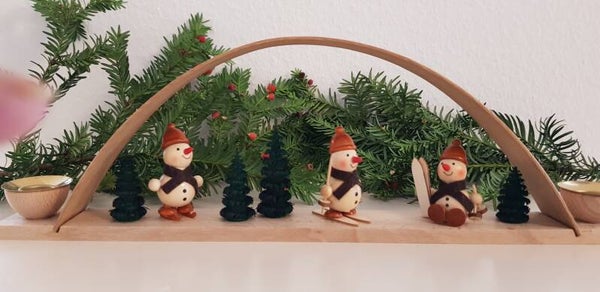 Schwibbogen "Schneemanns Winterland"