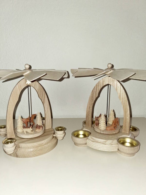 Tischpyramide "Waldleben", Table pyramid "Forest Life"
