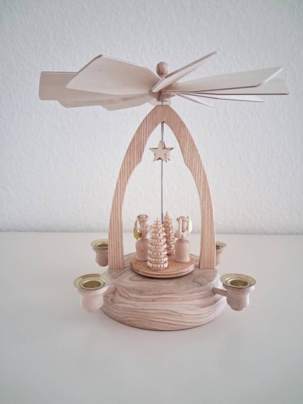 Weihnachtspyramide, Tischpyramide "Engel", Christmas pyramid, table pyramid "Angel"