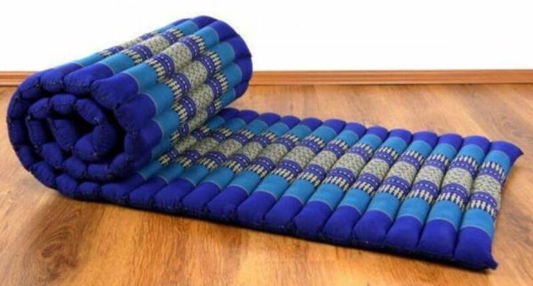 Thaise Rolmatras, Maat XS - 180x55cm - Kleur Blauw