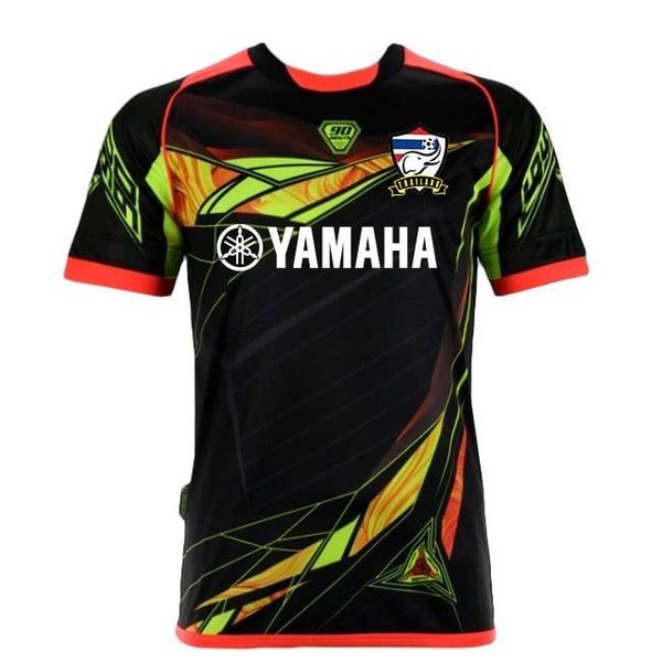 Jersey Zwart Sport  Yamaha Motor T-shirt - Neon Geel