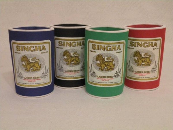 Thais Bier Holder Neopreen Singha Bier Cooler voor Bierblikjes