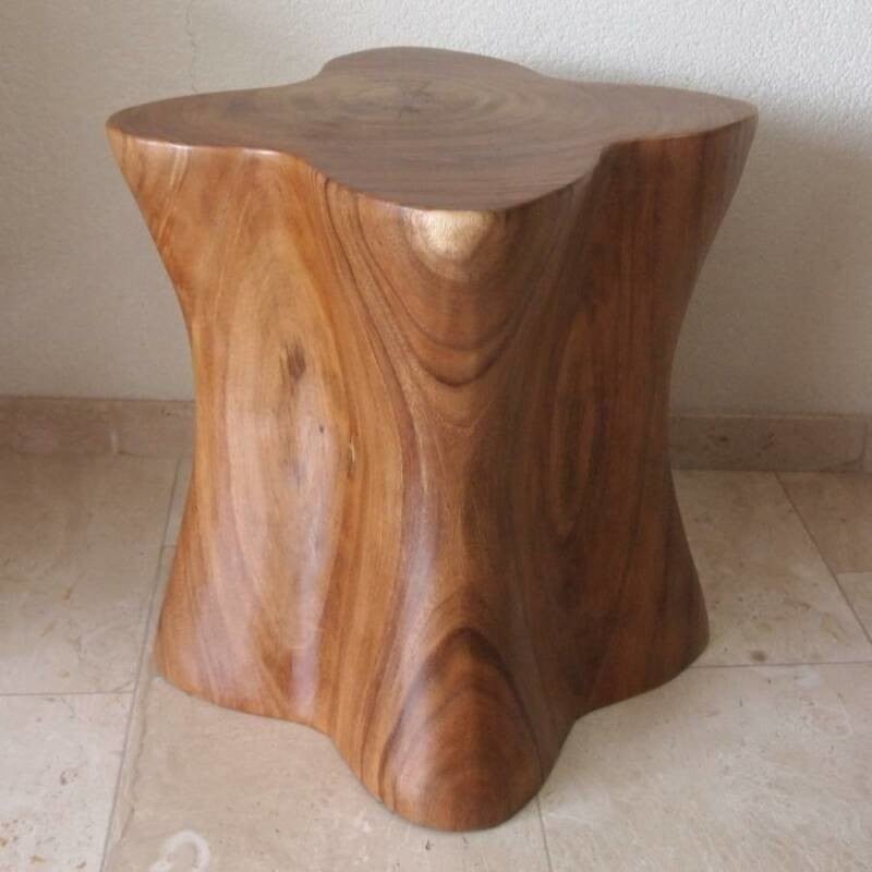 Houten bijzet tafel / Koffietafel 35x35cm  - Alleen levering in NL