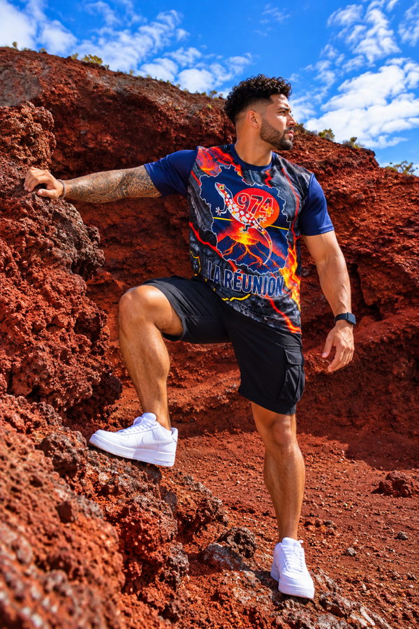 T-shirt Volcan 974 – Force de La Réunion