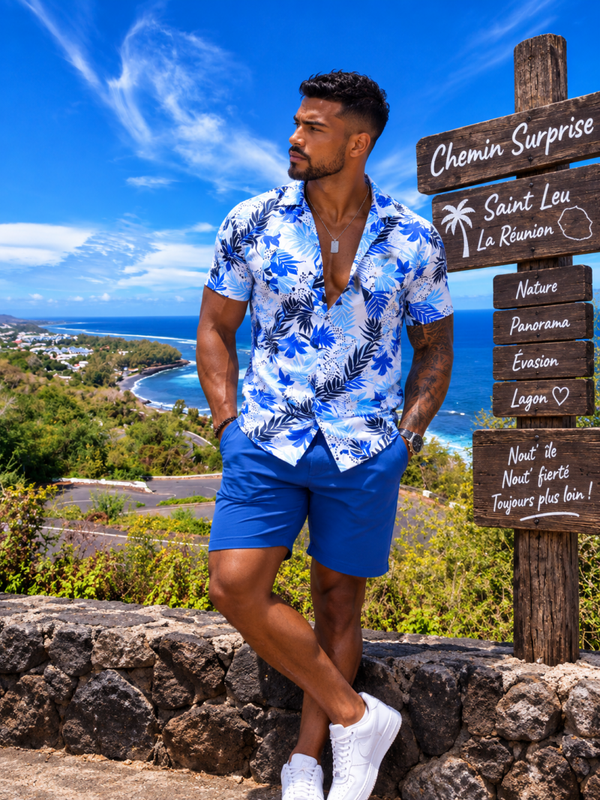 Chemise Chemin Surprise Azur 🇷🇪