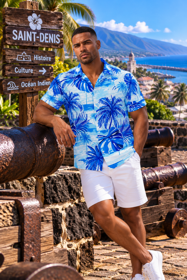 Chemise Saint-Denis – Évasion Bleue 🇷🇪
