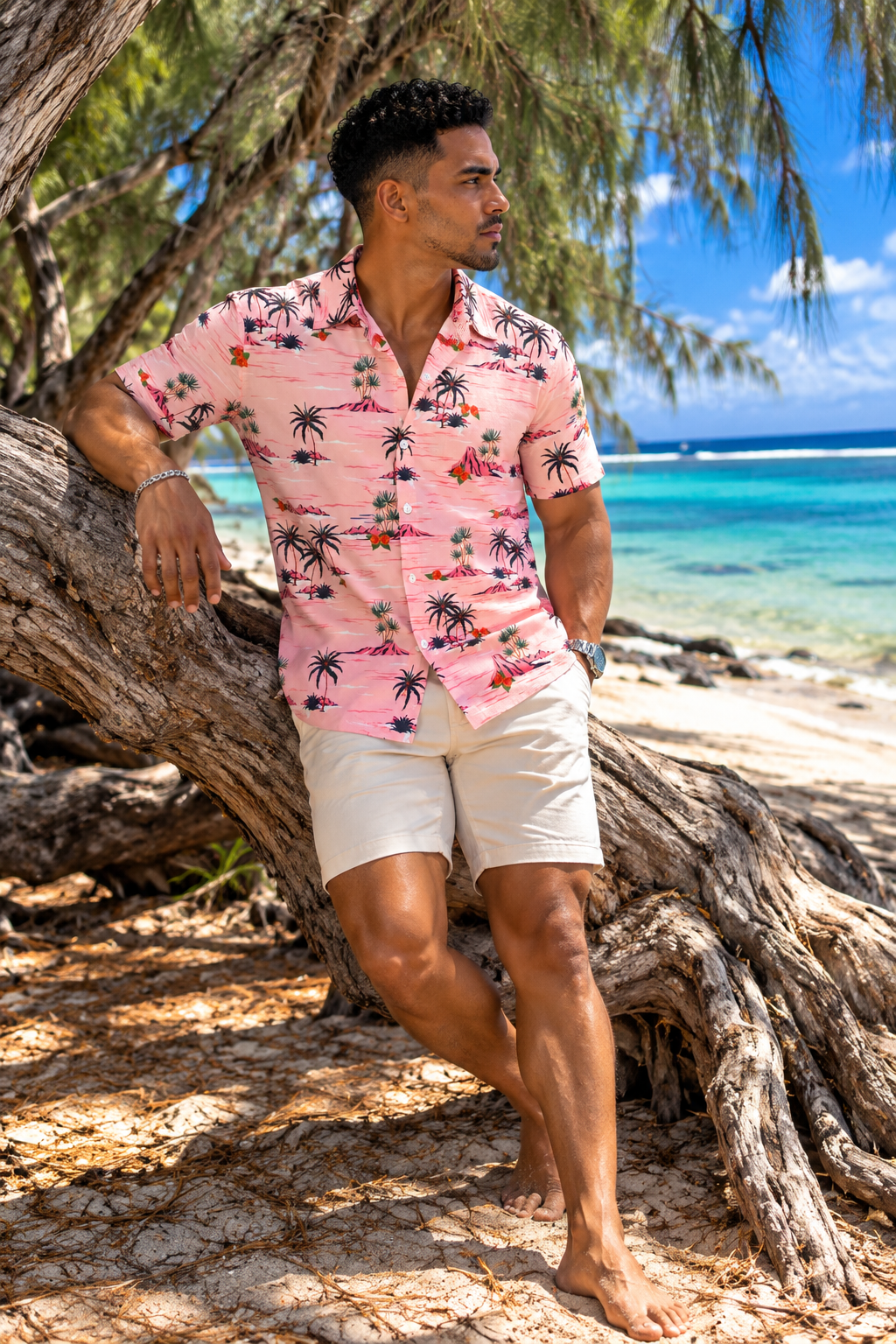 Chemise Ermitage – Rose des Tropiques 🇷🇪