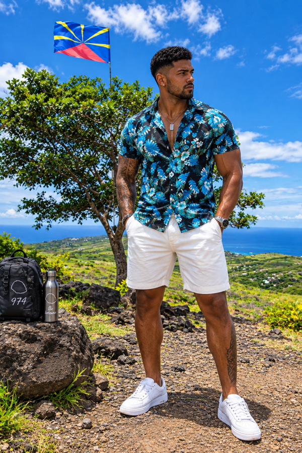 Chemise Lagon des Hauts Tropicale 🇷🇪