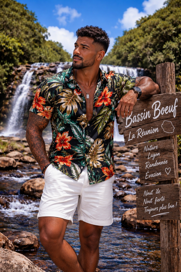 Chemise Bassin Bœuf Tropicale 🇷🇪