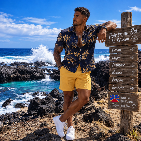 Chemise Pointe au Sel Tropicale 🇷🇪
