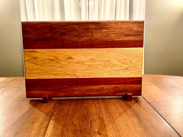 African Rosewood, White Oak, Padauk