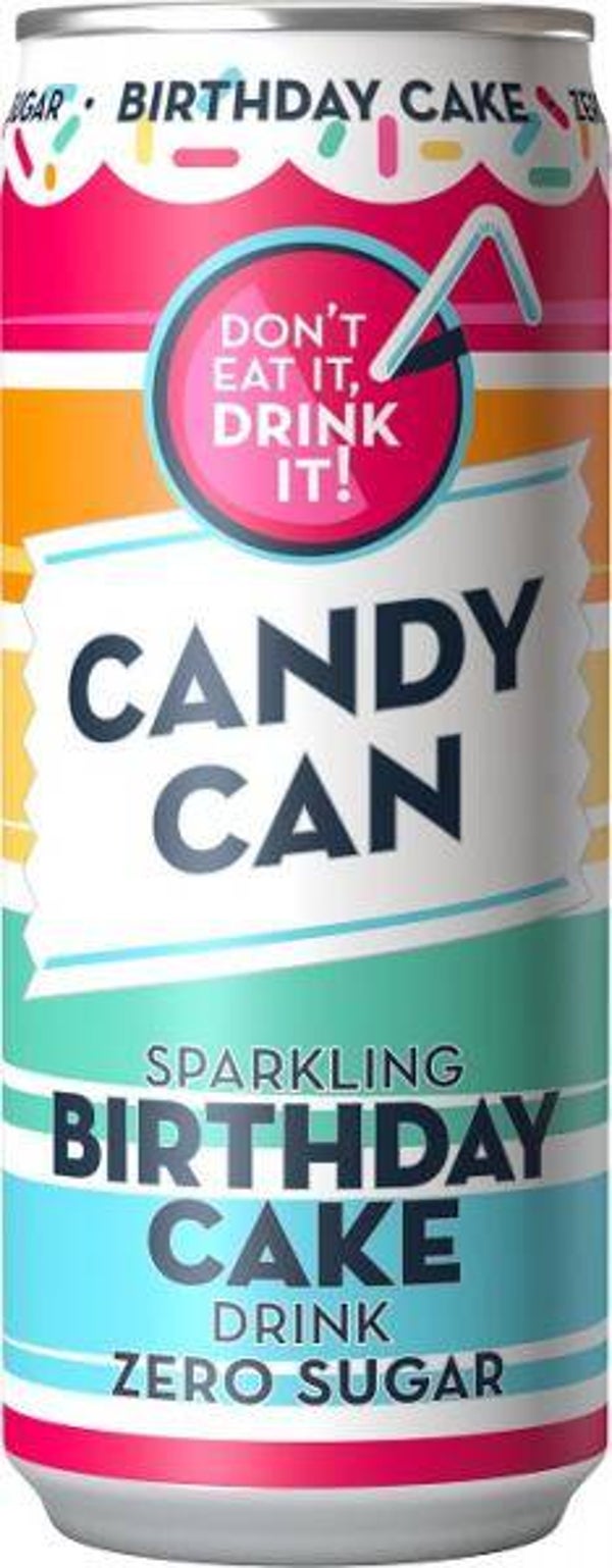 Candy Can Sparkling Birthday Cake