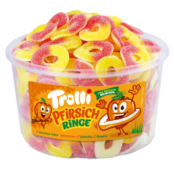 Trolli perzikringen