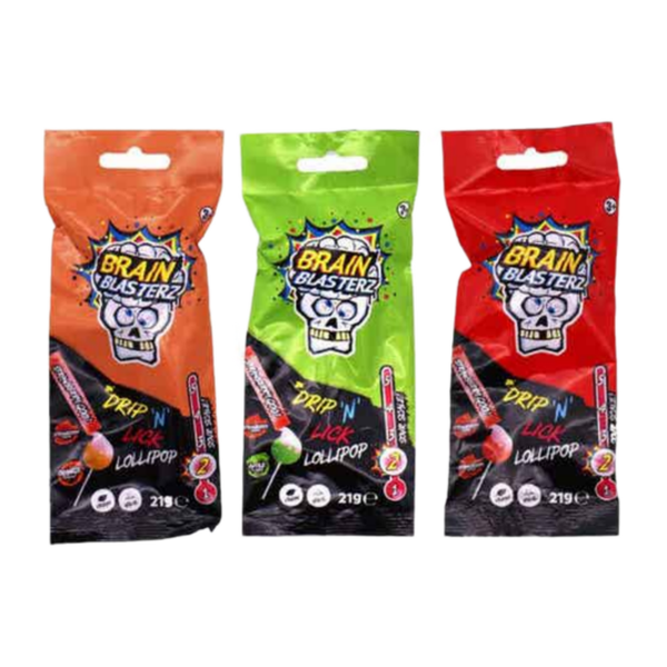 Brain Blasterz Drip 'N' Lick Lollipop halal