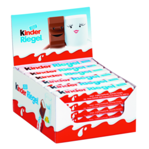 KinderRiegel Chocolade gevuld met romige melkvulling