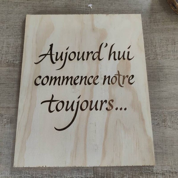 Planche personnalisée