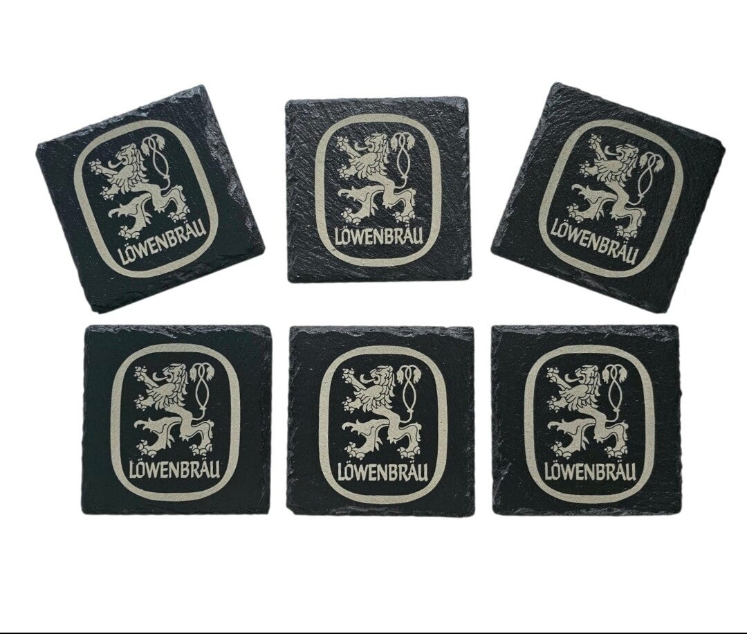 BEER LOGO SLATE COASTERS ALL BEERS / LAGERS / STOUTS AVAILABLE