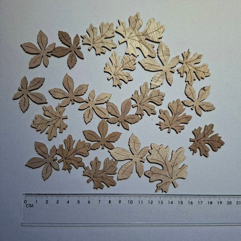 houten bladeren