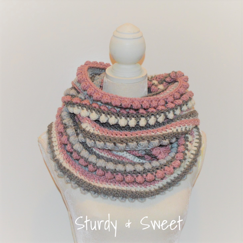 colsjaal, sjaal,  gehaakt