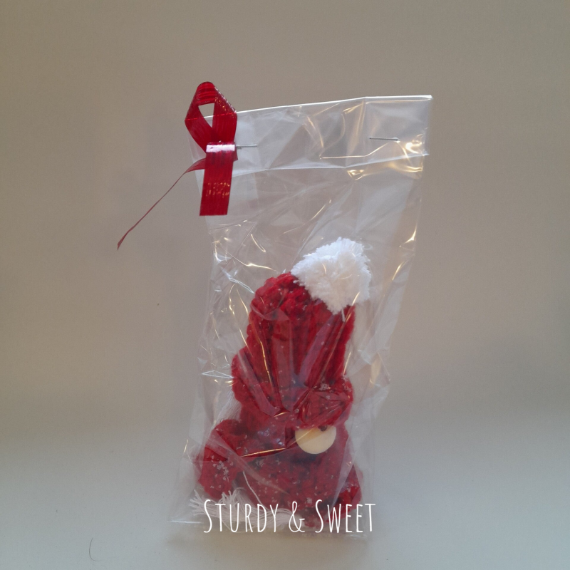 wijnfles muts en sjaal