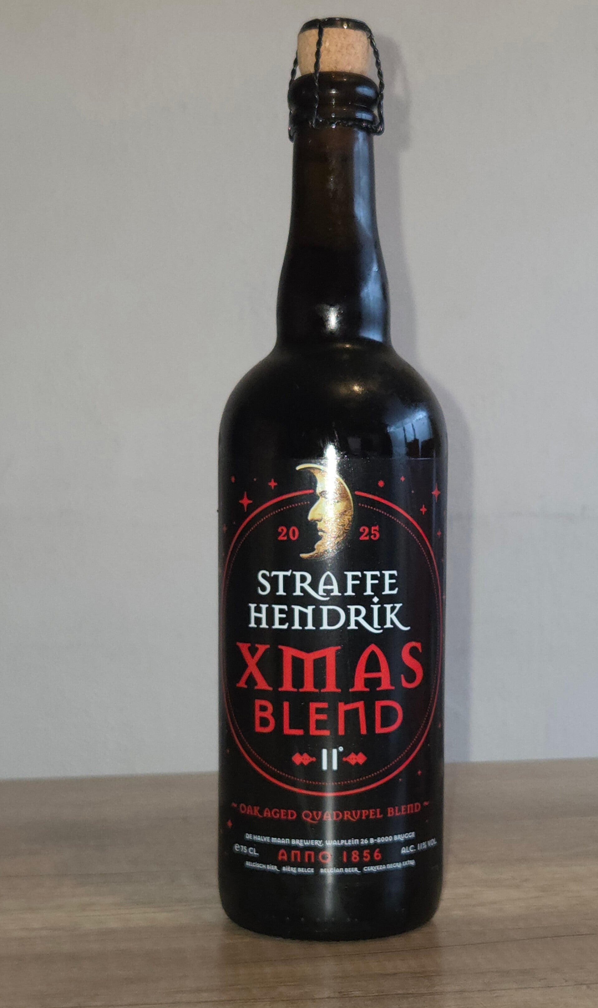 De Halve Maan: Straffe Hendrik Xmas Blend 2025 75cl  (BA Quadrupel)
