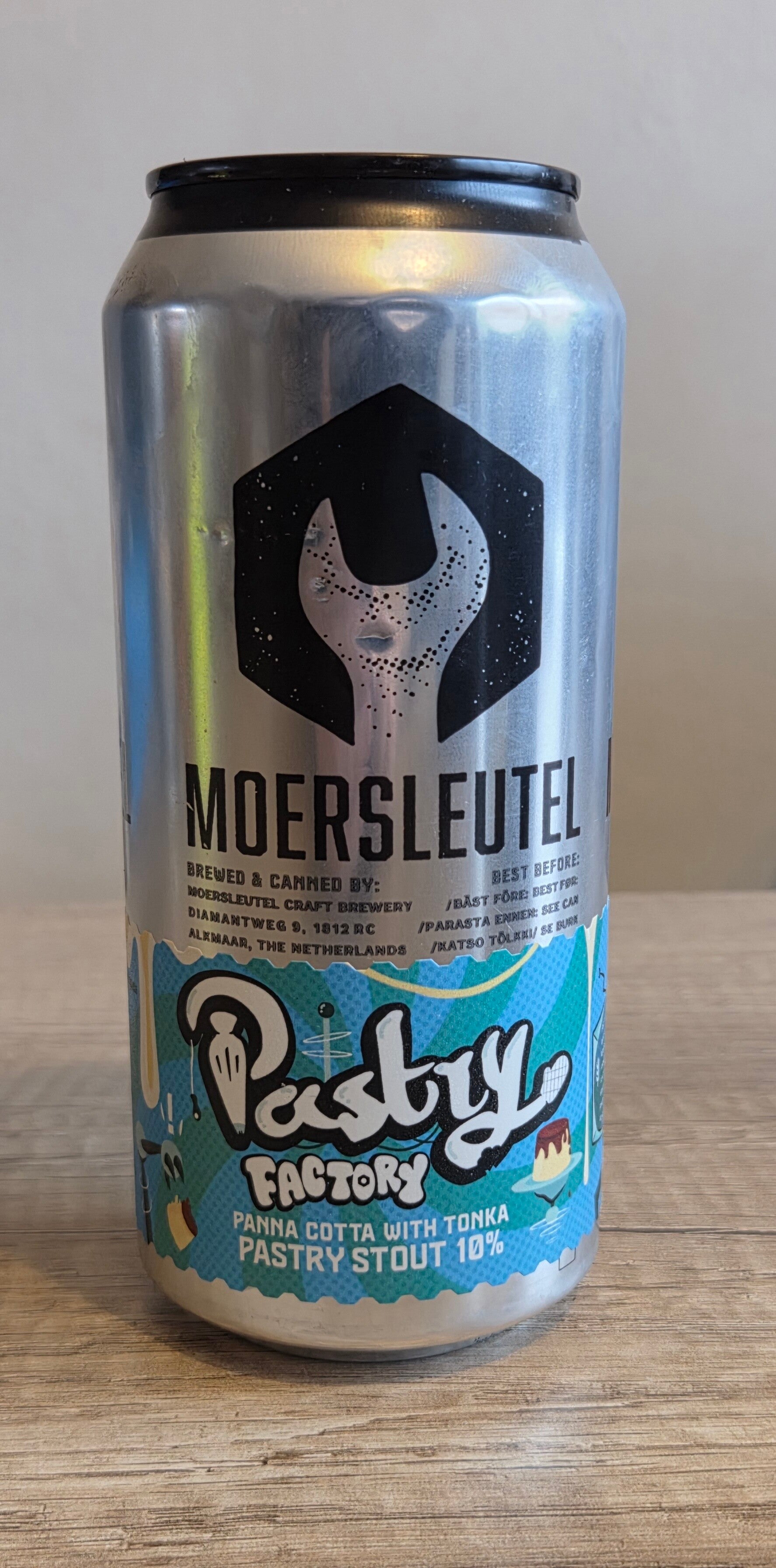 Moersleutel: Pastry Factory: Panna Cotta with Tonka 44cl (Stout)