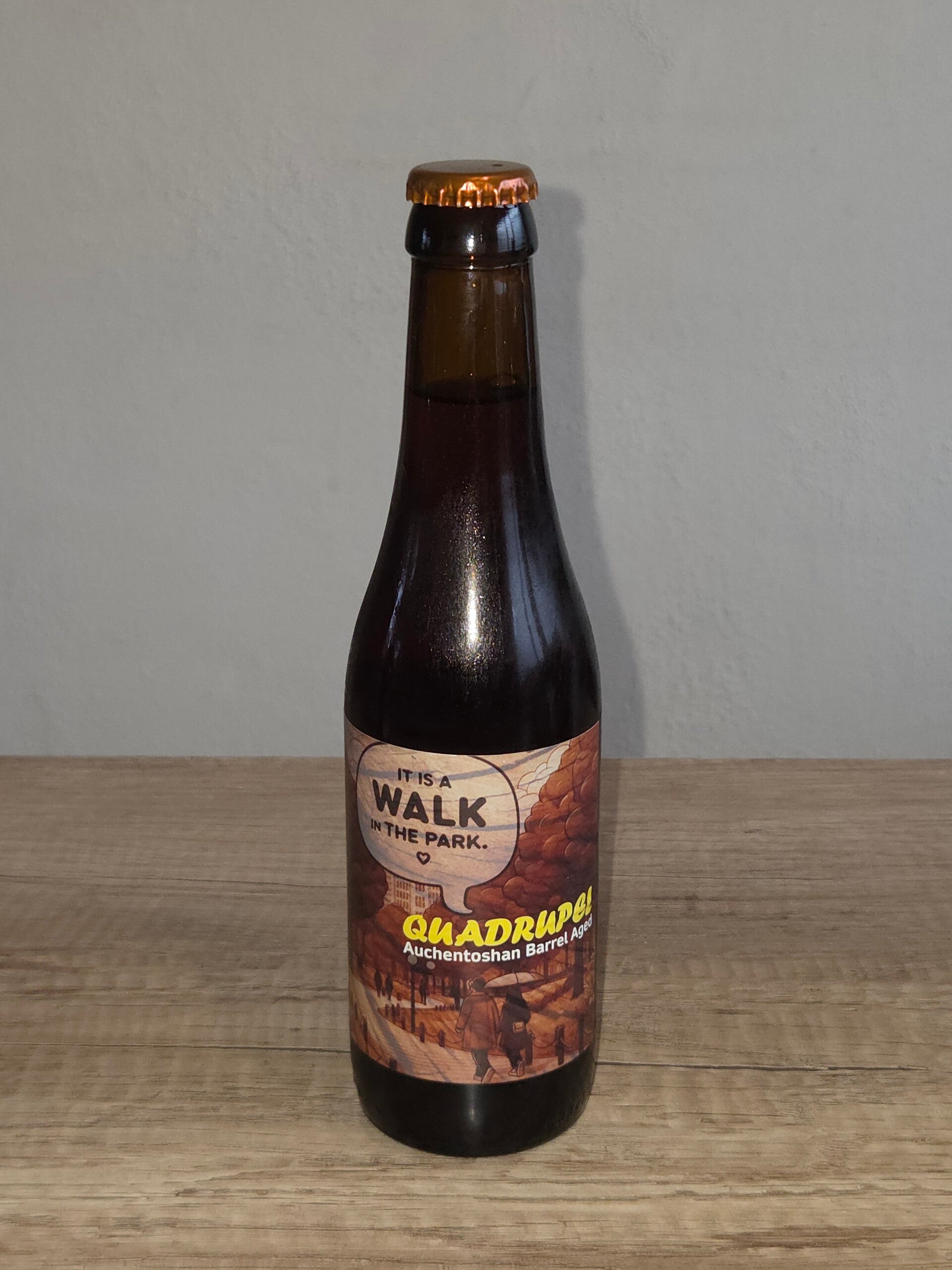 Lazy Beer Men: It's A Walk In The Park BA 33cl (BA Quadrupel)