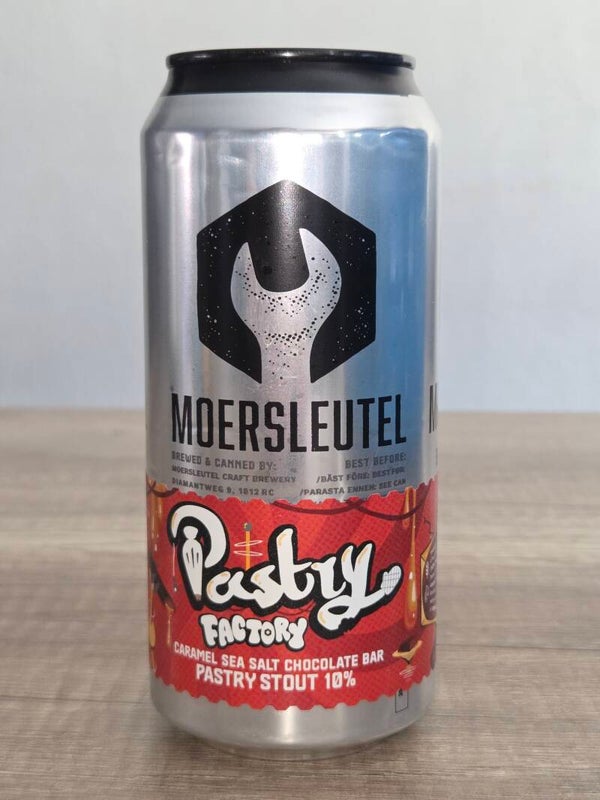 Moersleutel: Pastry Factory: Caramel Sea Salt Chocolate bar 44cl (Pastry Stout)