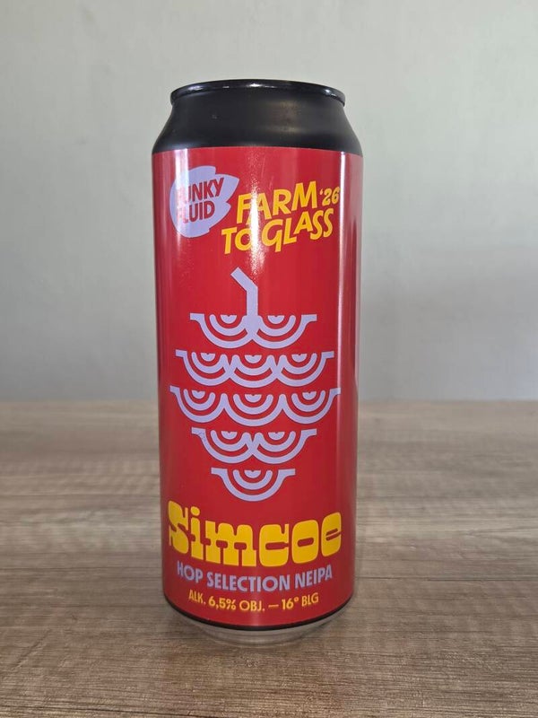 Funky Fluid: Farm To Glass '26: Simcoe 50cl (Single Hop NEIPA)5