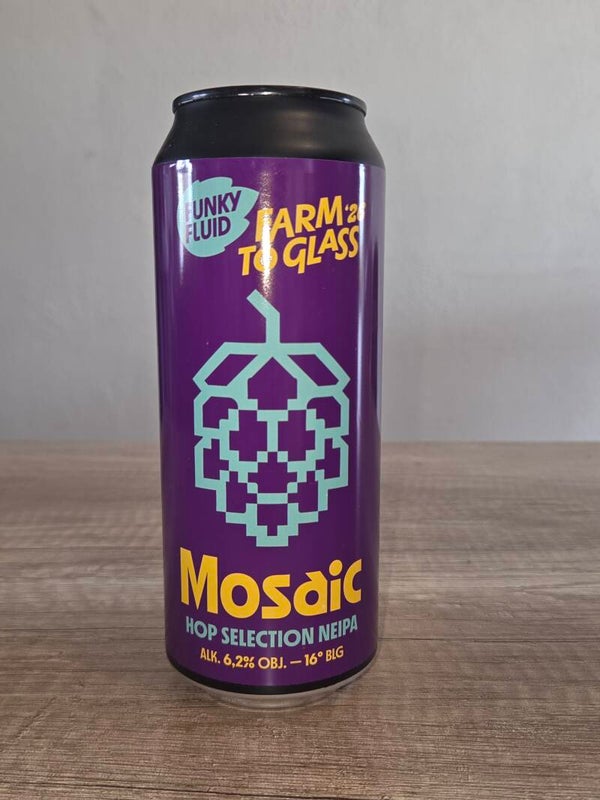 Funky Fluid: Farm To Glass '26: Mosaic 50cl (Single Hop Neipa)