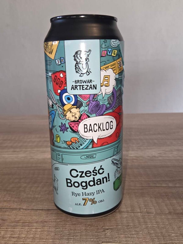Browar Artezan: Backlog: Cześć Bogdan! 50cl (Rye IPA)