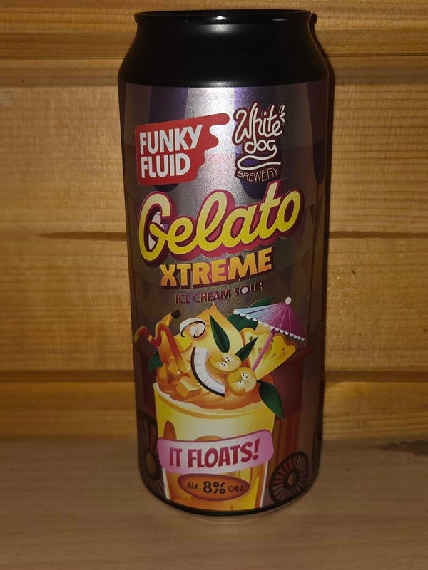Funky Fluid x White Dog: Gelato XTREME It FLOATS! 50cl (Smoothie Sour)