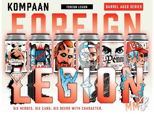 PRE-ORDER! Kompaan Foreign Legion 2025      6x33cl (BA)