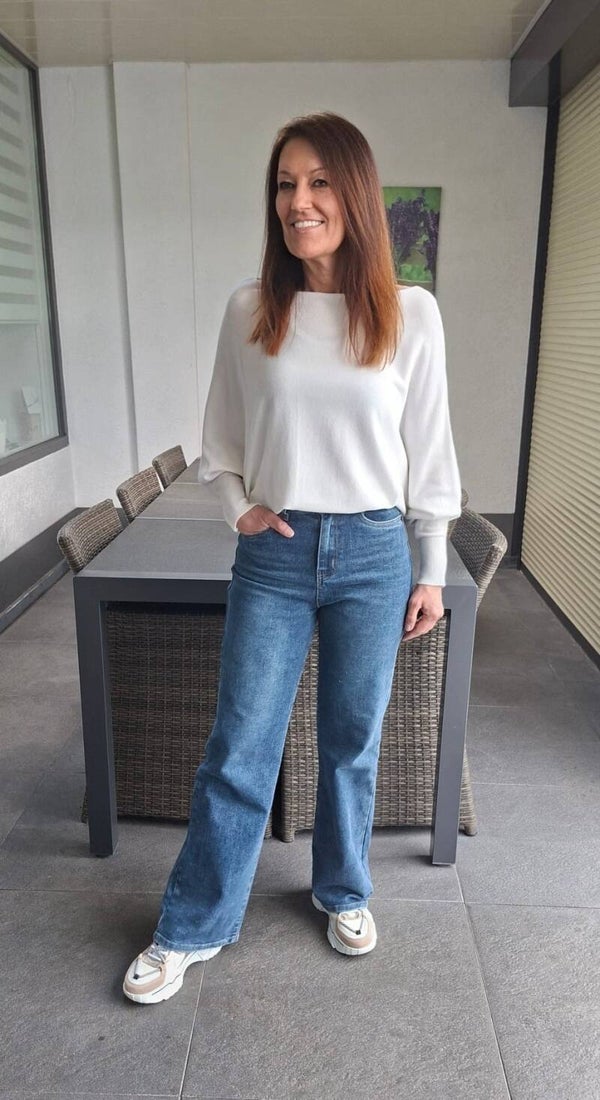 Vleermuistrui offwhite