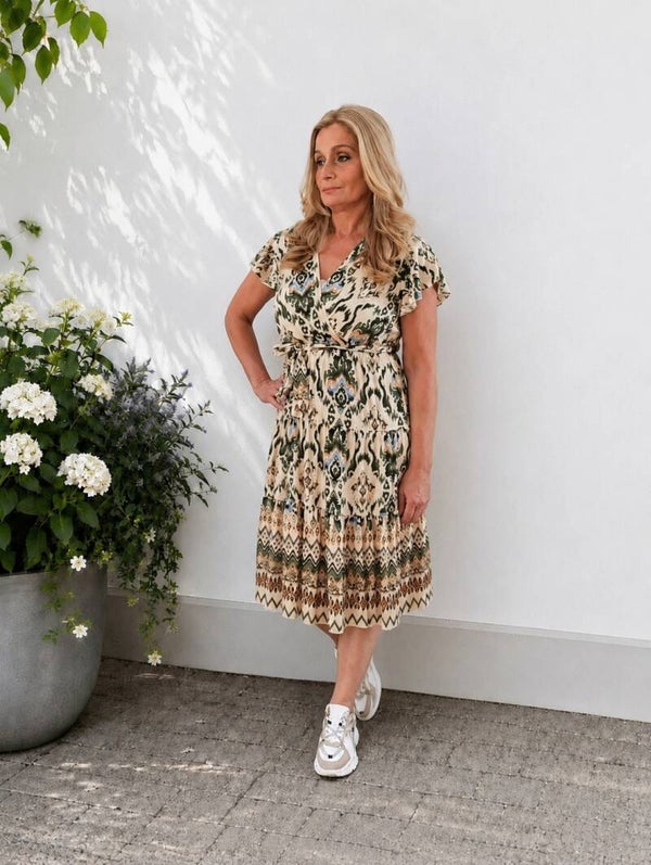 Musthaves by Elja jurk met barok print