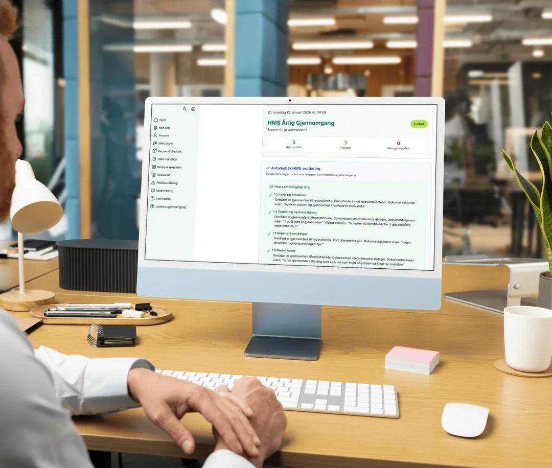 Internkontroll, HR og HMS