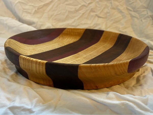 Striped bowl