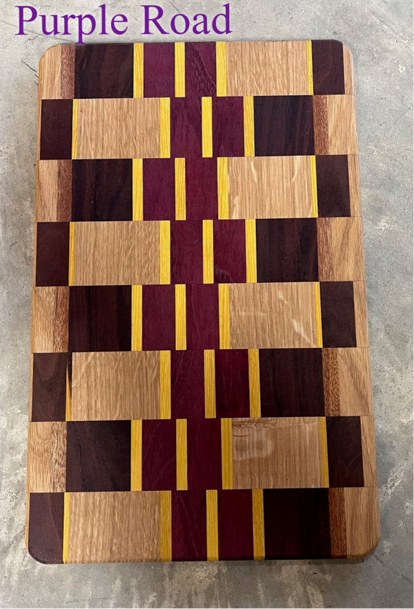 Multi species wooden cutting boards